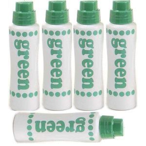 5 Bingo Dabbers easy flow & vibrant Green Ink hours of bingo playing fun  2.5 oz